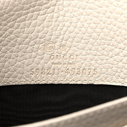 Gucci Pebbled Calfskin Soho Wallet on Chain Ivoire 6 of 8