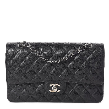 Chanel Caviar Quilted Medium Double Flap Black 1 of 11