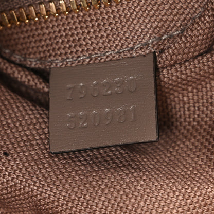 Gucci GG Shadow Monogram Ophidia Top Handle Bowler Bag Taupe 7 of 10