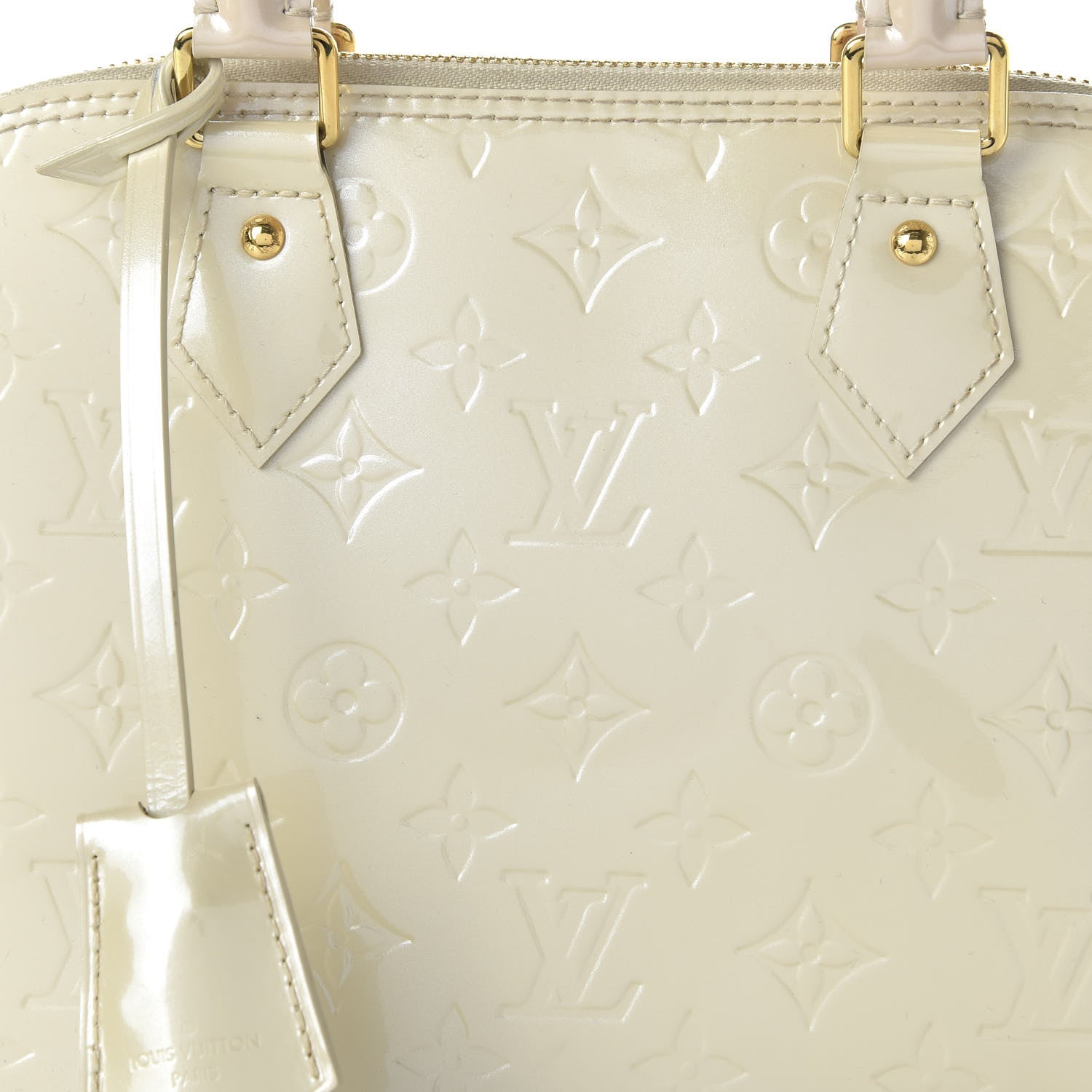 Louis Vuitton Vernis Alma PM Blanc Corail 9 of 9