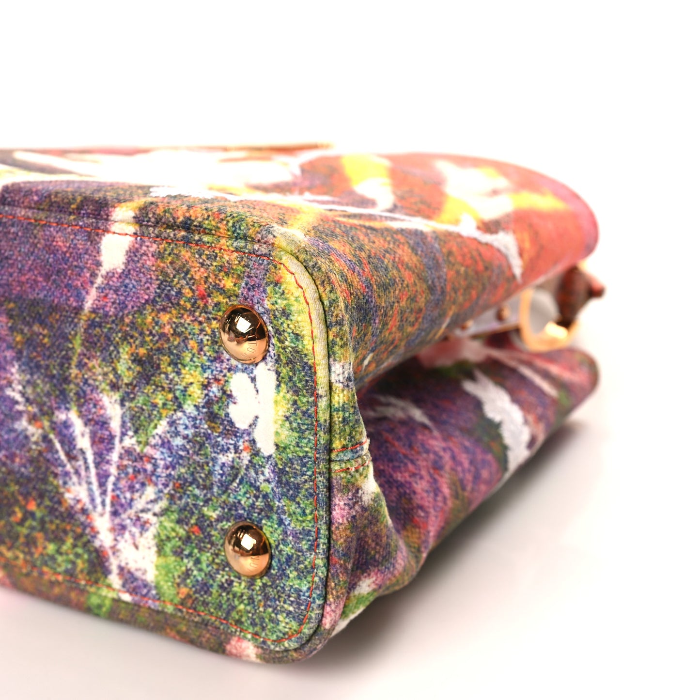 X SAM FELLS Canvas Embroidered ArtyCapucines PM Multicolor