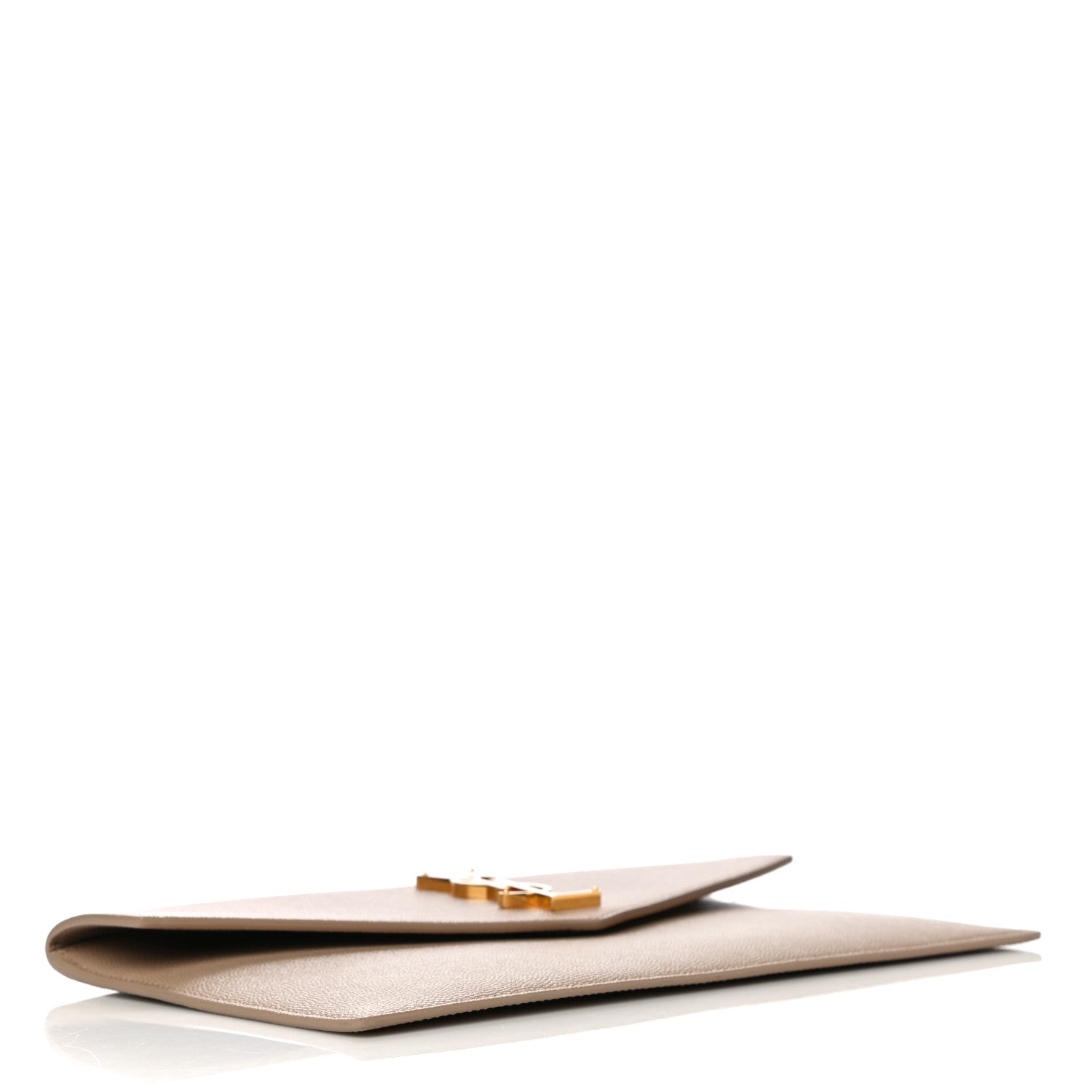 Saint Laurent Grain De Poudre Uptown Pouch Dark Beige 4 of 11