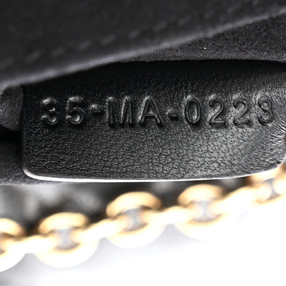 Christian Dior Lambskin Supple Macrocannage Medium Ammi Bag Black 7 of 12