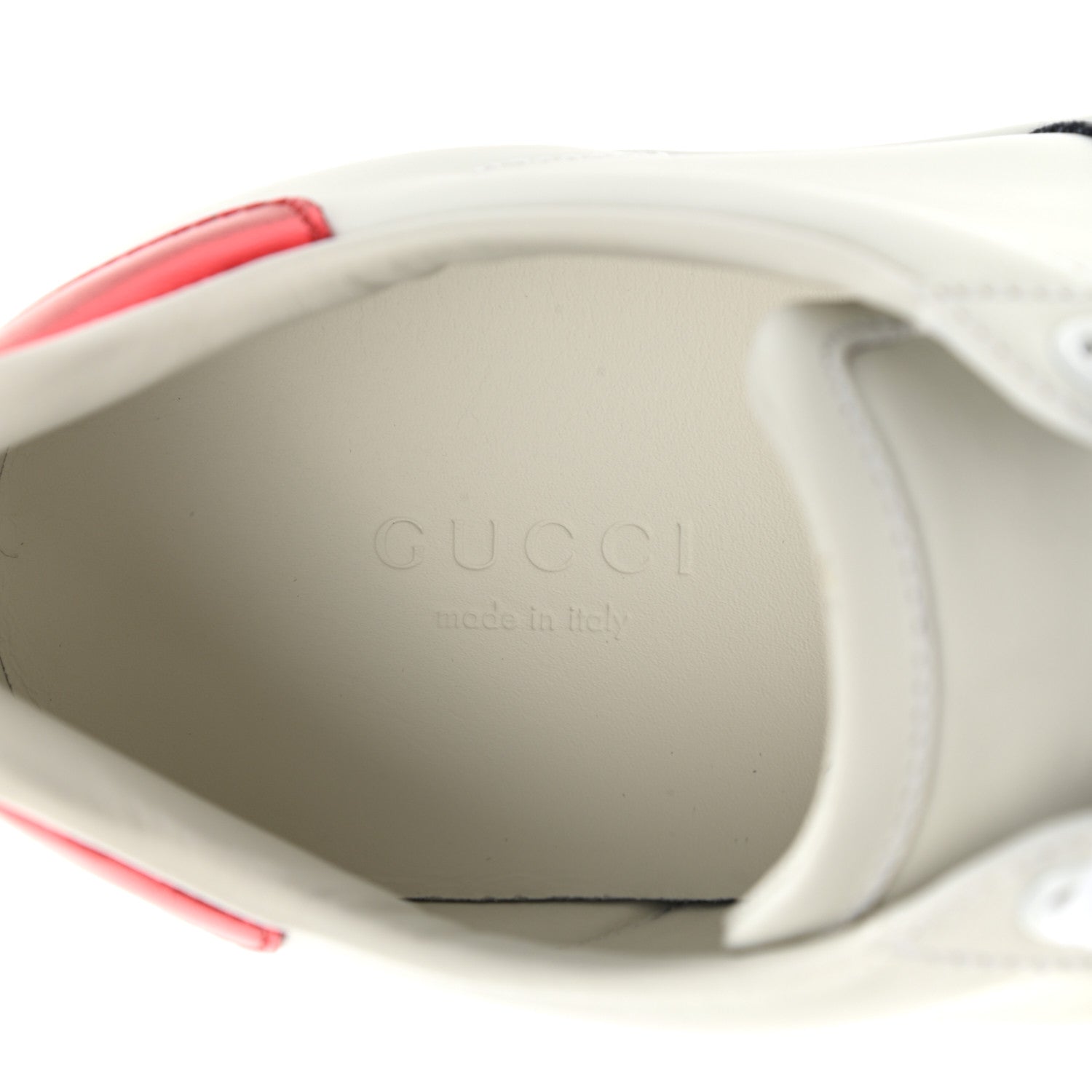 Gucci Calfskin Ayers Web Crystal LOVED Womens New Ace Sneakers 36 White 7 of 12