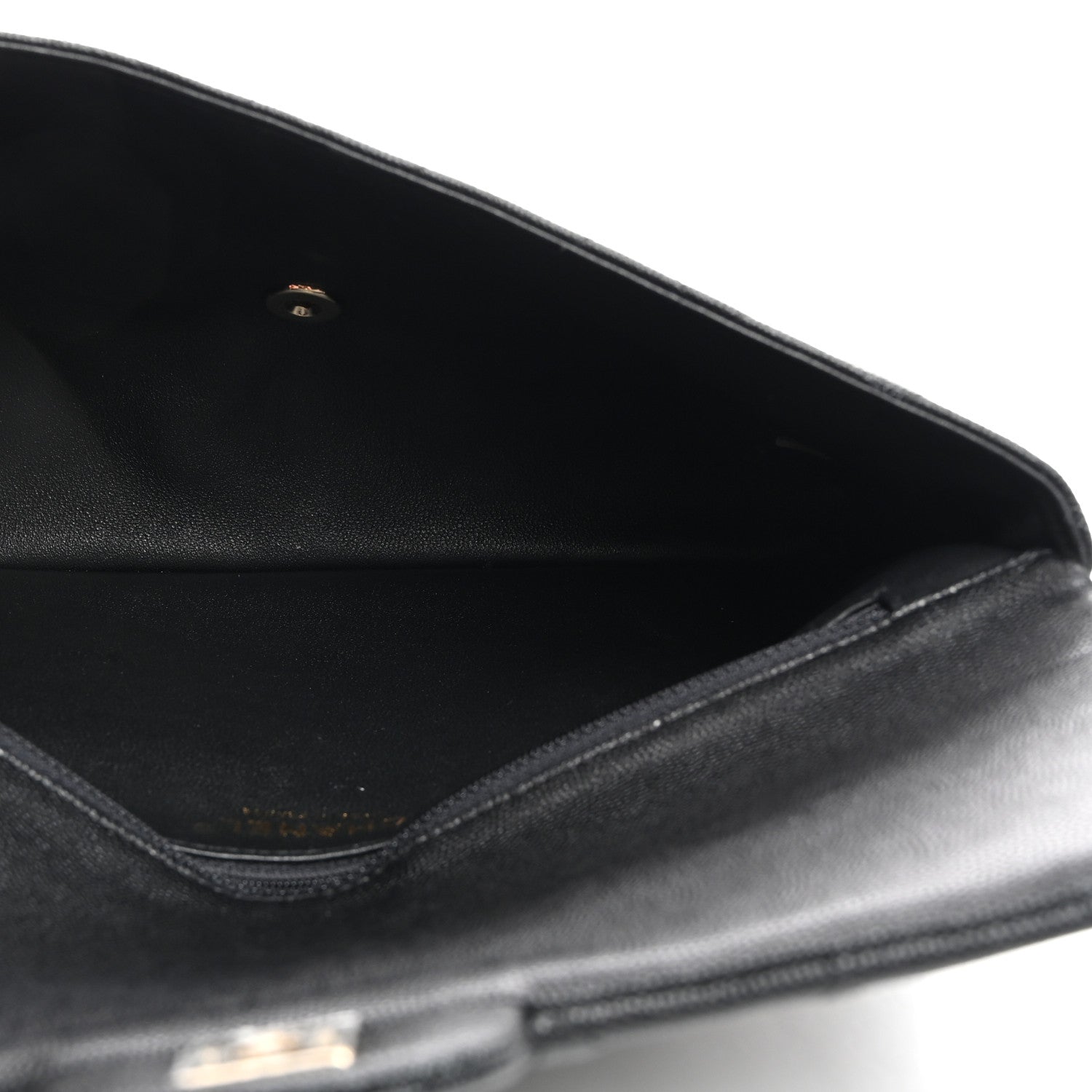 Chanel Caviar Quilted Flap Clutch Black 5 of 8