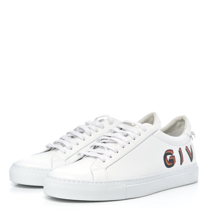 Givenchy Calfskin Logo Mens Urban Street Sneakers 43 White 3 of 9