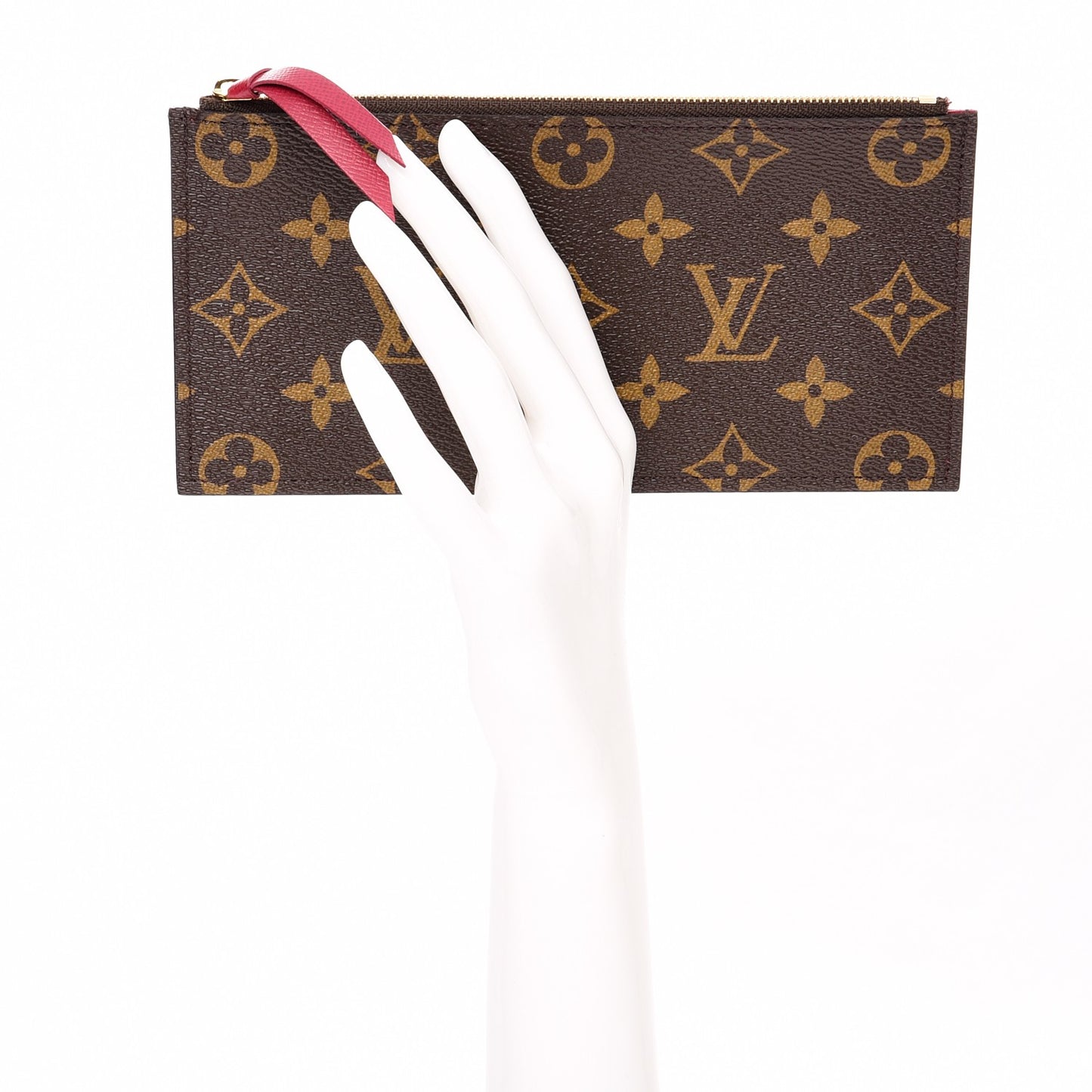Monogram Felicie Chain Wallet Zippered Insert