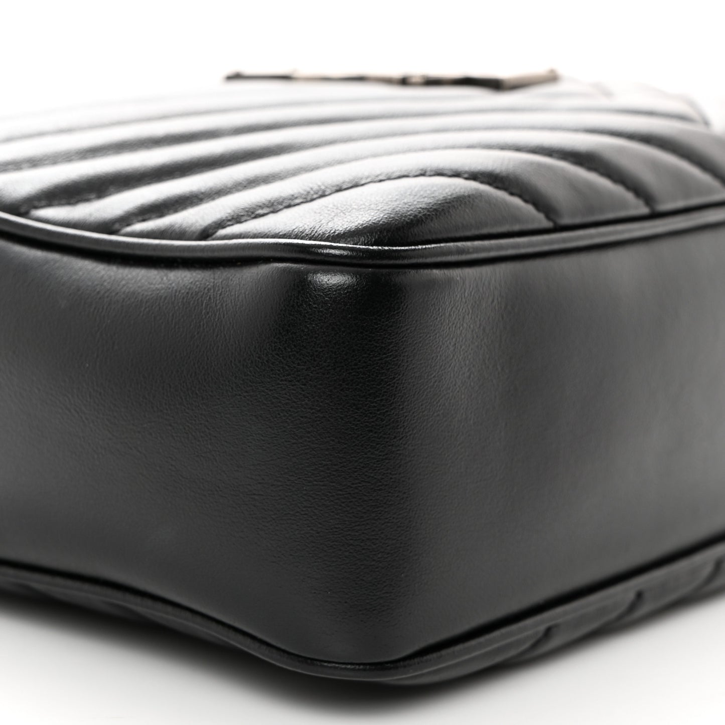 Calfskin Matelasse Monogram Lou Camera Bag Black