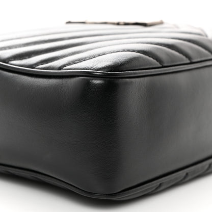 Saint Laurent Calfskin Matelasse Monogram Lou Camera Bag Black 9 of 10