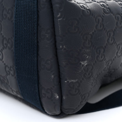 Gucci Guccissima Single Buckle Backpack Blue 11 of 12
