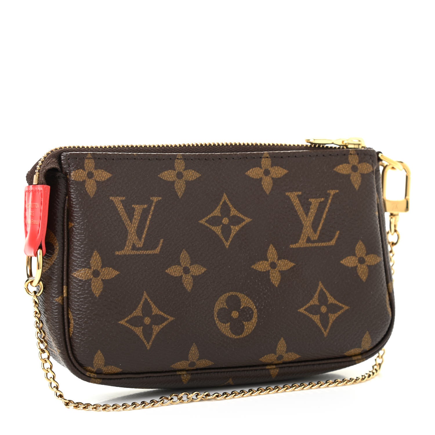 Louis Vuitton Monogram 2020 Christmas Animation Bumper Cars Mini Pochette Accessories Coquelicot 3 of 7
