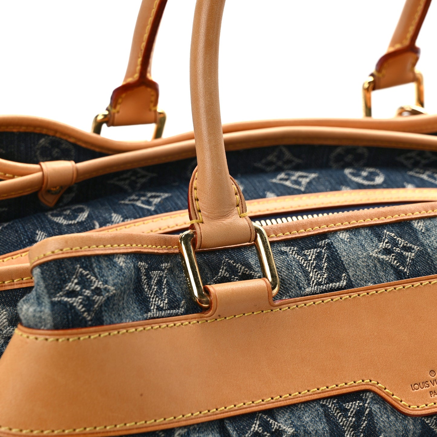 LOUIS VUITTON Denim Raye Cabas GM