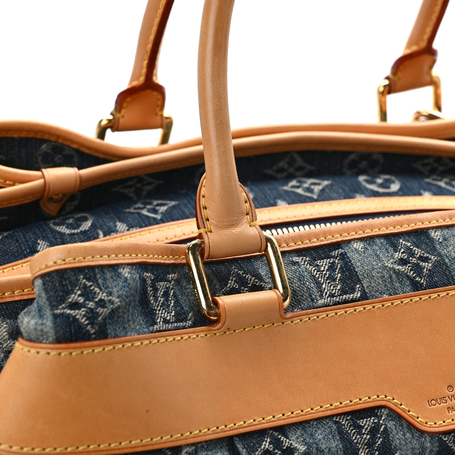 Louis Vuitton LOUIS VUITTON Denim Raye Cabas GM 13 of 14