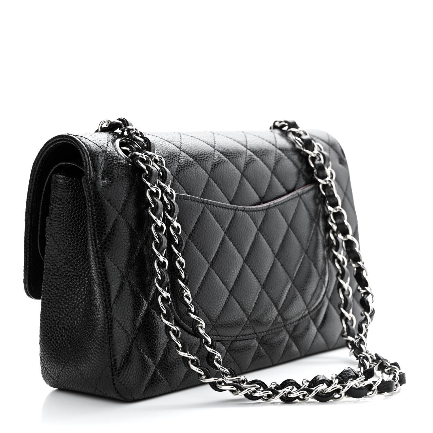 Chanel Caviar Quilted Medium Double Flap Black 3 of 11