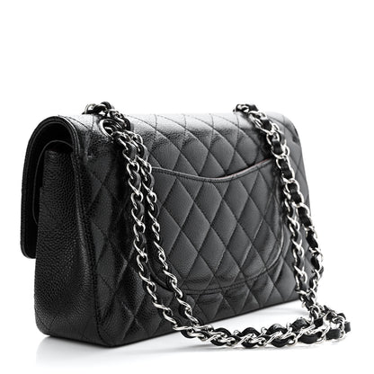 Chanel Caviar Quilted Medium Double Flap Black 3 of 11