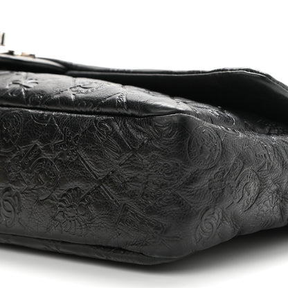 Chanel Calfskin Embossed Large Lucky Symbols Flap Black 9 of 10