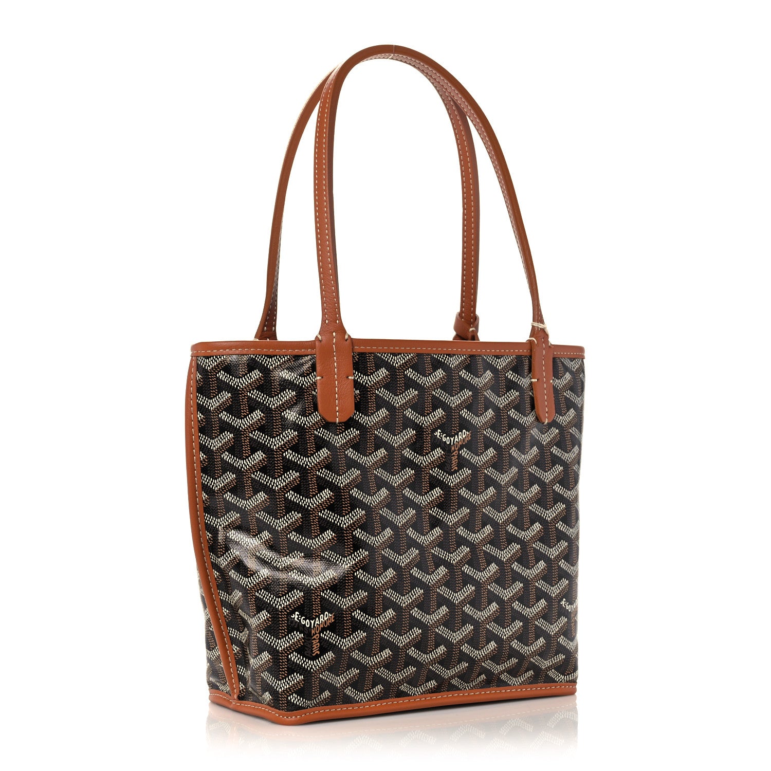 Goyard Goyardine Reversible Mini Anjou Black Gold 5 of 17