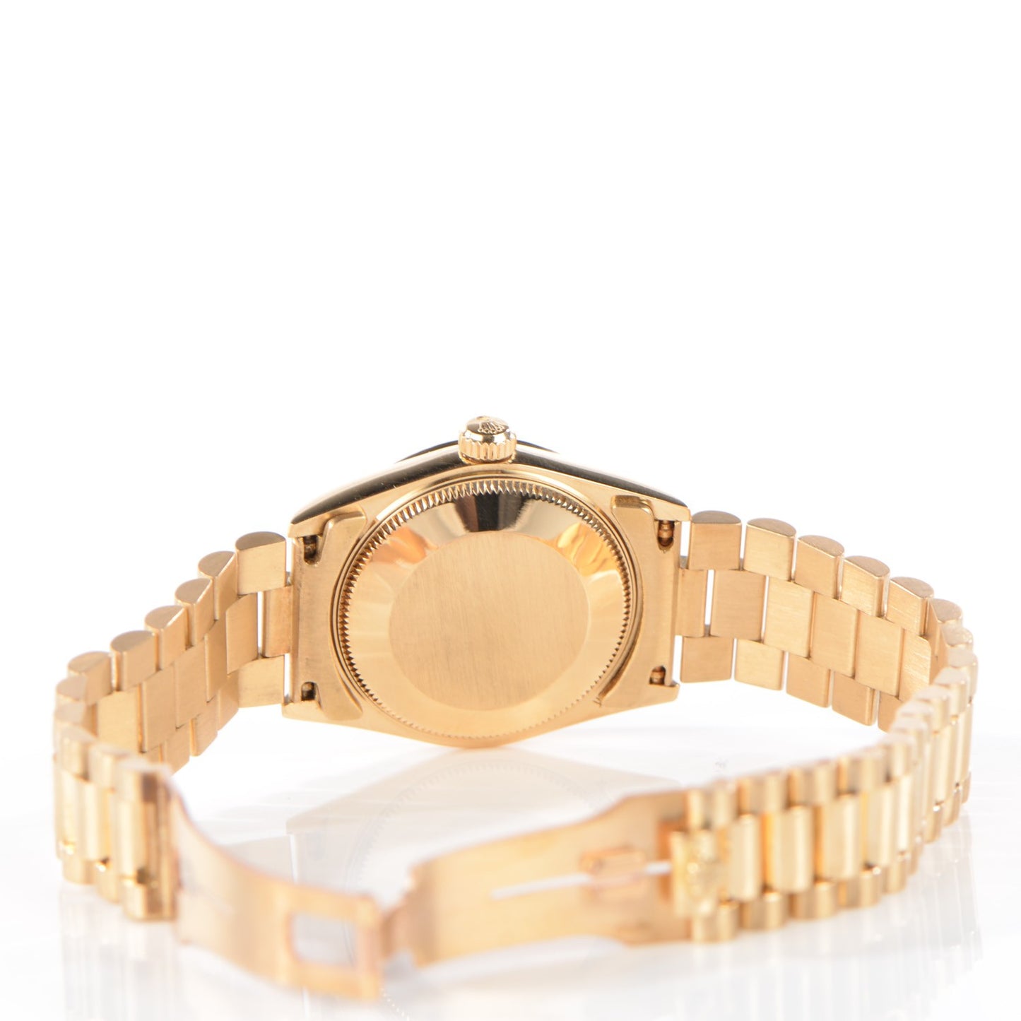 18K Yellow Gold Diamond 31mm Oyster Perpetual Datejust President Watch Champagne 68278