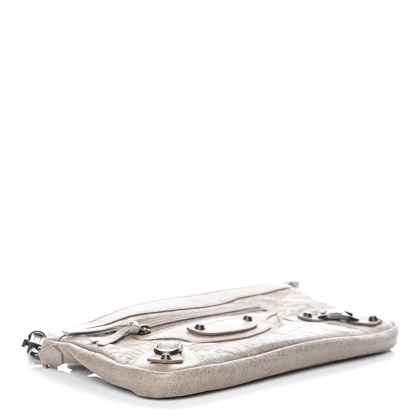 Agneau Ticket Shoulder Bag Papyrus