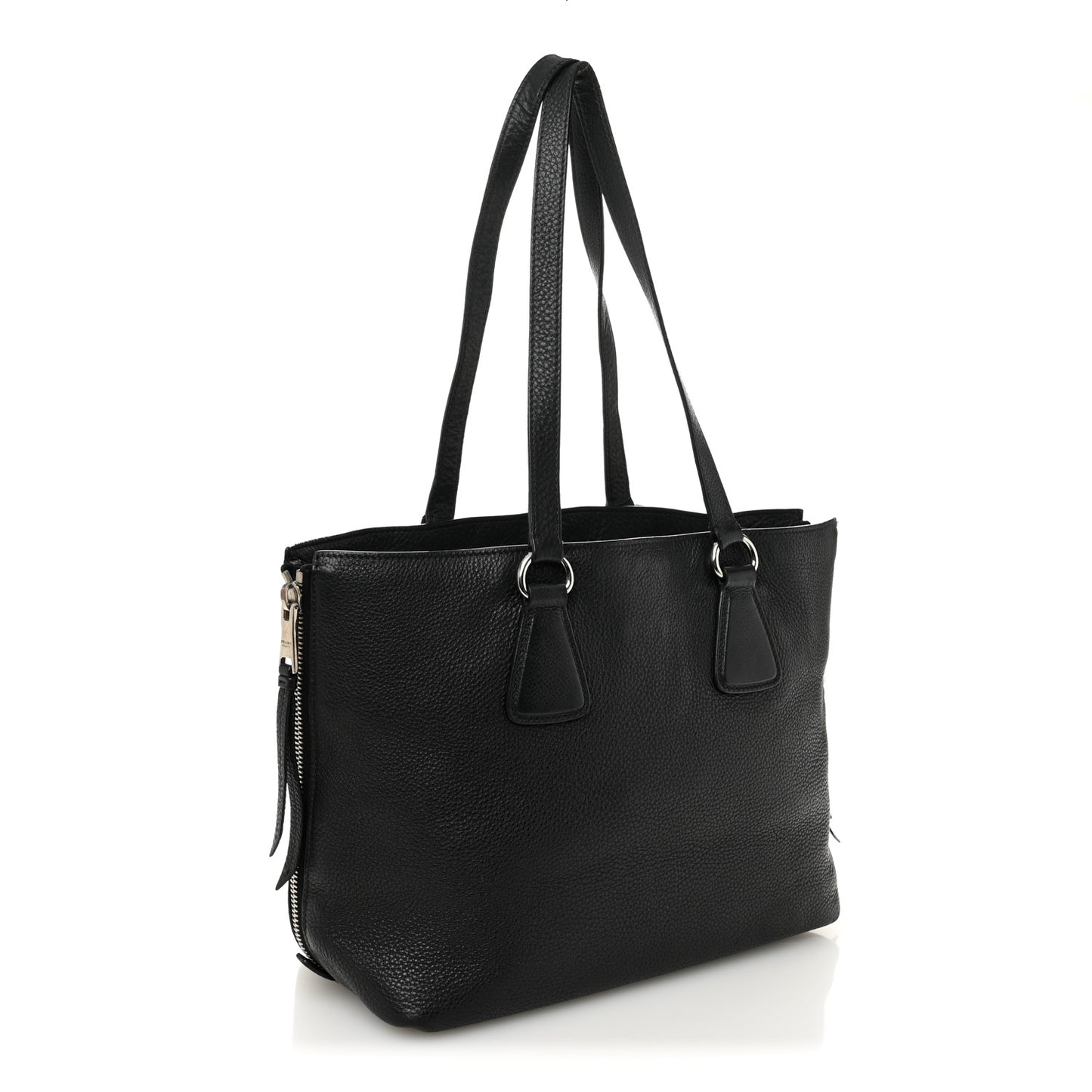 Vitello Daino Tote Black