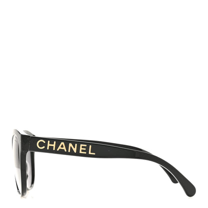 Chanel Acetate Pantos Logo Polarized Sunglasses 5458-A Black 3 of 7