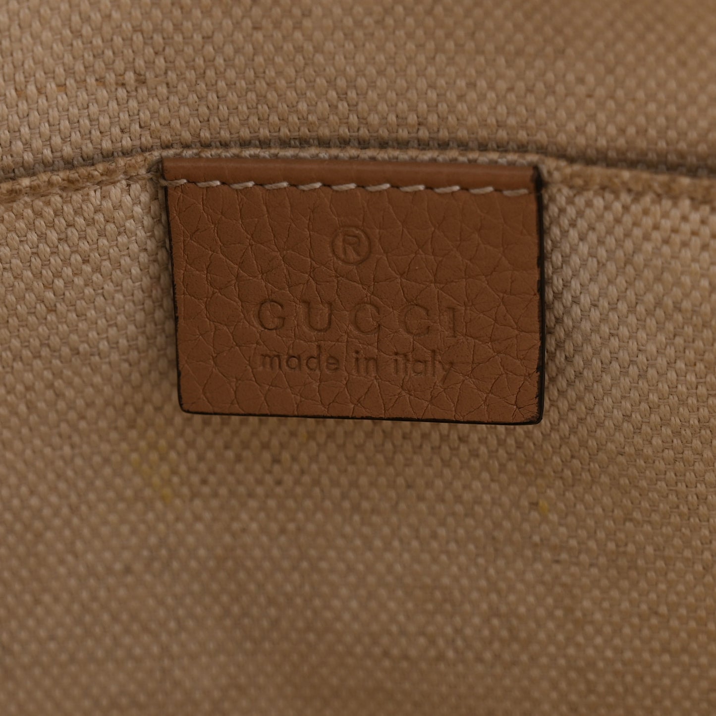 Pebbled Calfskin Small Soho Disco Bag Camelia