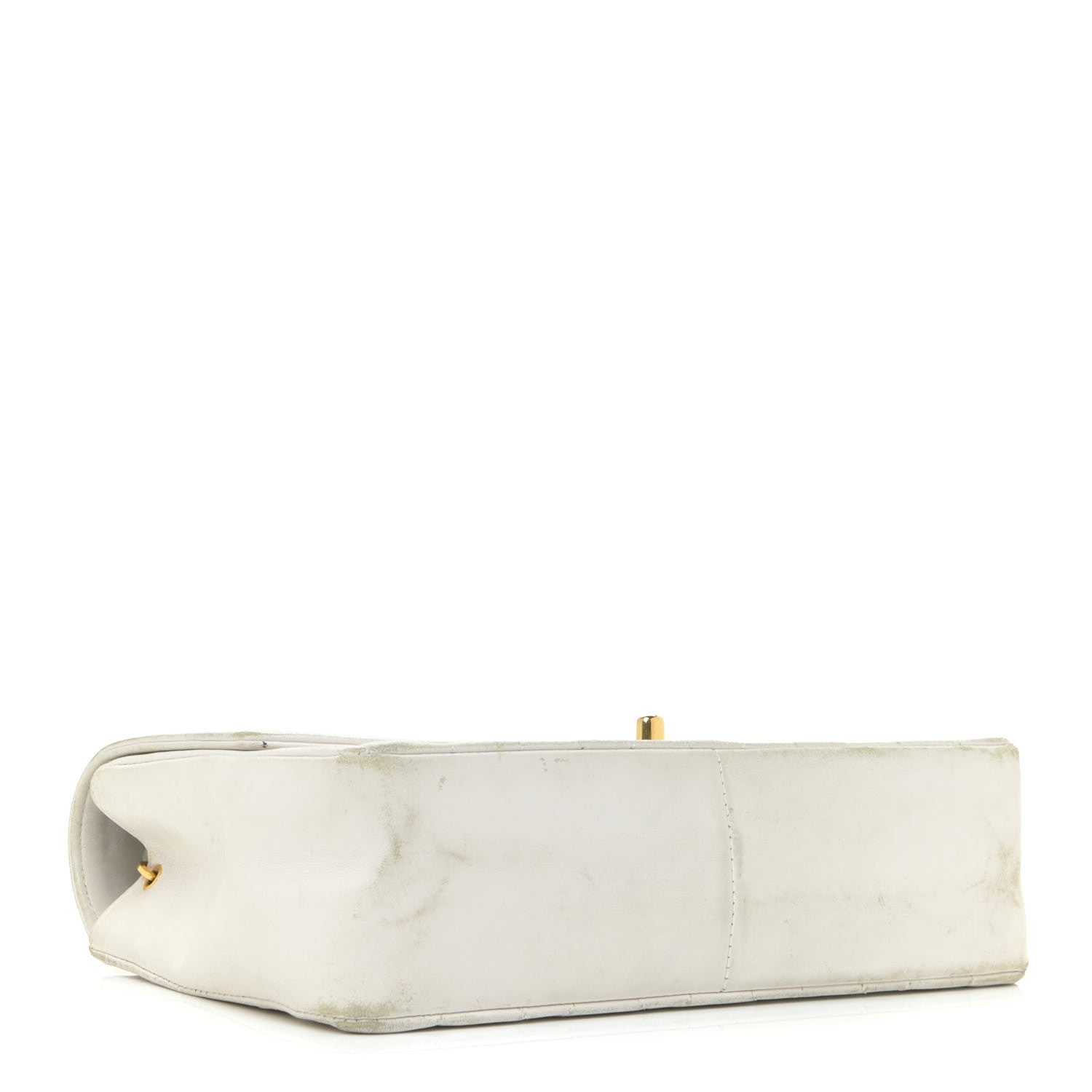 Chanel Lambskin Quilted Medium Single Flap White 3 of 23