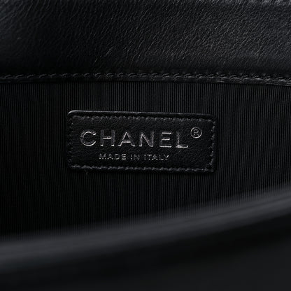 Chanel Calfskin New Medium Boy Reverso Flap Black 6 of 15