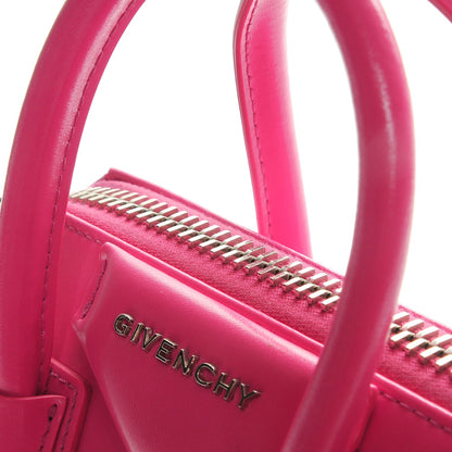 Givenchy Shiny Lord Calfskin Mini Antigona Shocking Pink 10 of 10