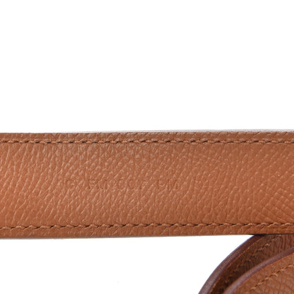 Hermes Epsom 25mm Tressage Shoulder Strap Abricot Rose Azalee Gold 4 of 5