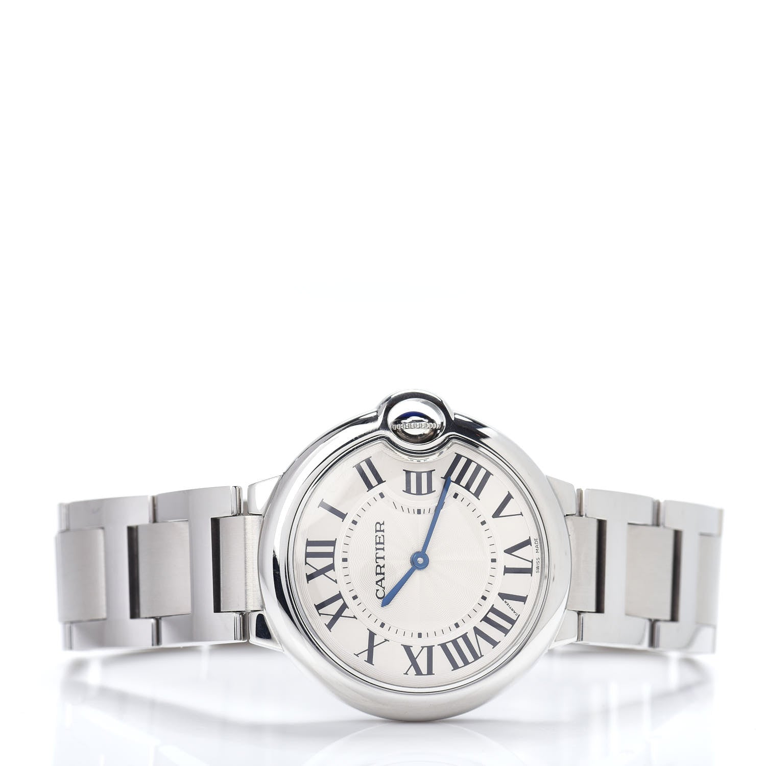 Cartier Stainless Steel 36mm Ballon Bleu De Quartz Watch 2 of 4