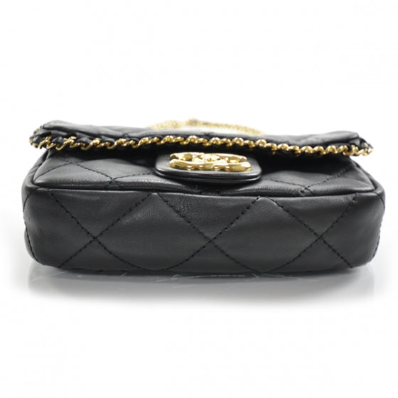 Chanel Leather Mini Chain Me Flap Black 4 of 11