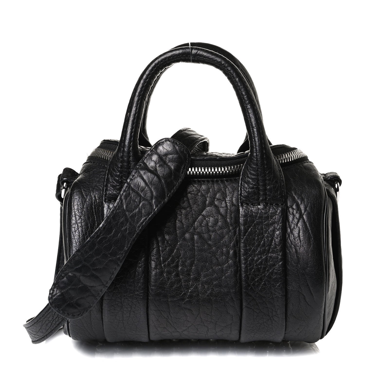 Alexander Wang Pebbled Lambskin Mini Rockie Black Rhodium Hardware 1 of 14