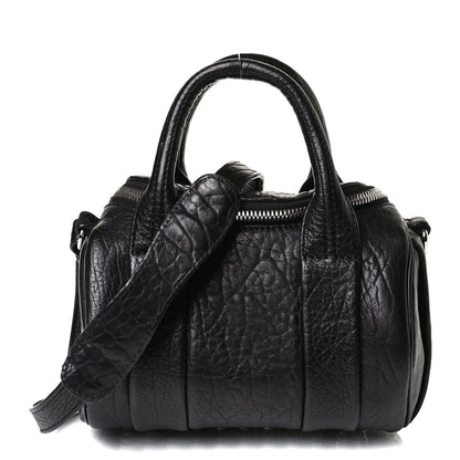 Alexander Wang Pebbled Lambskin Mini Rockie Black Rhodium Hardware 1 of 14