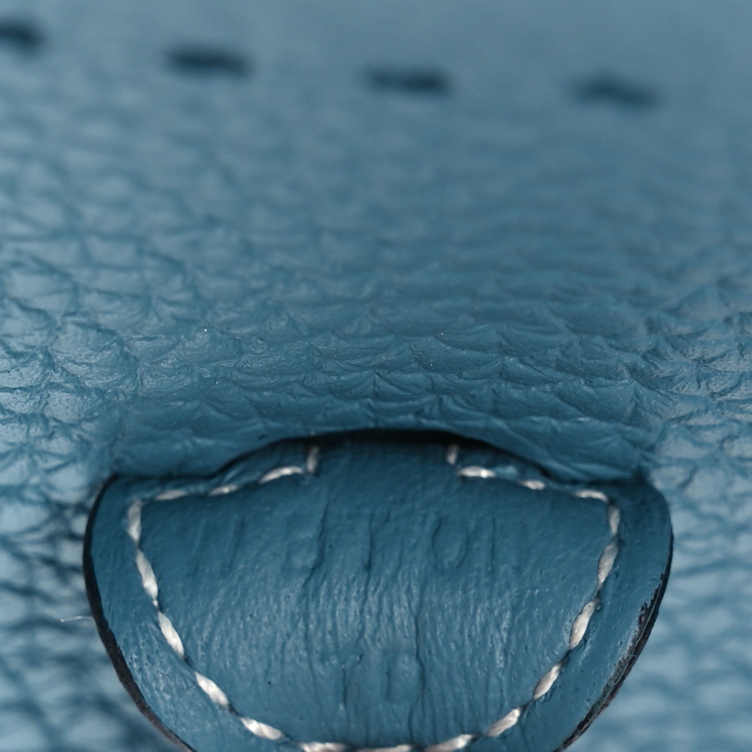 Hermes Taurillon Clemence Evelyne TPM New Blue Jean 7 of 11