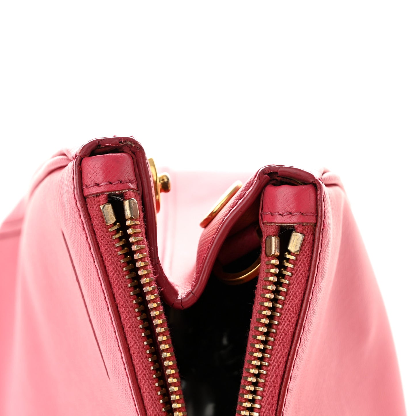 Saffiano Medium Galleria Double Zip Tote Peonia