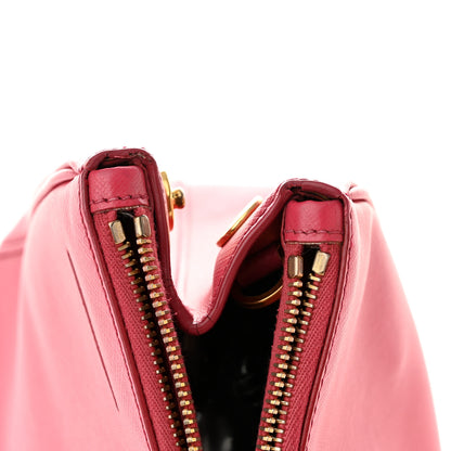 Prada Saffiano Medium Galleria Double Zip Tote Peonia 12 of 15