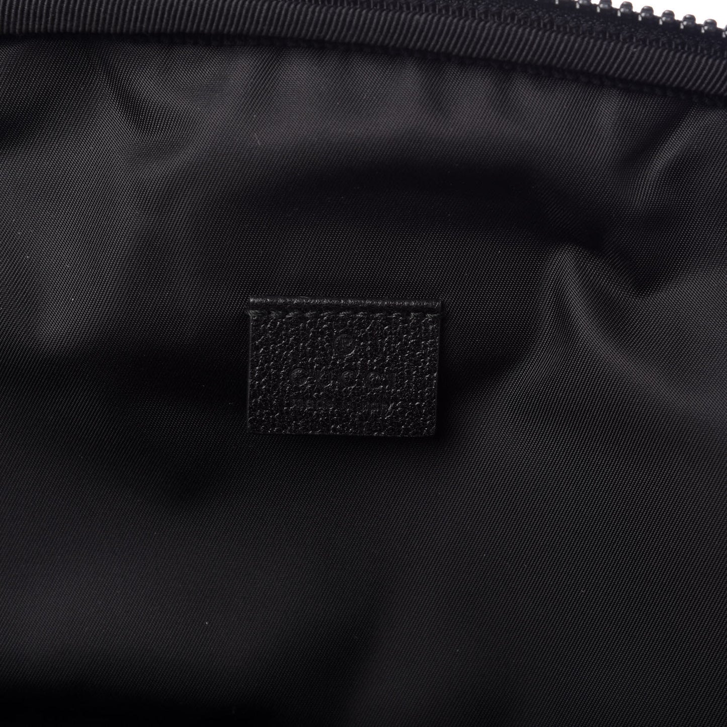 Nylon Twill 80s Logo Patch Backpack Black