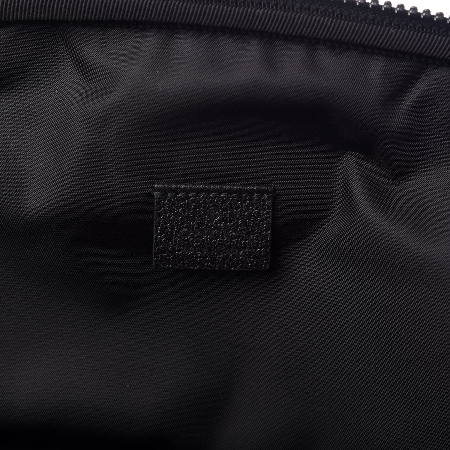 Gucci Nylon Twill 80s Logo Patch Backpack Black 5 of 8