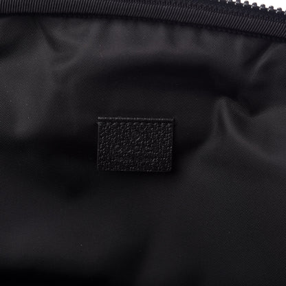 Gucci Nylon Twill 80s Logo Patch Backpack Black 5 of 8