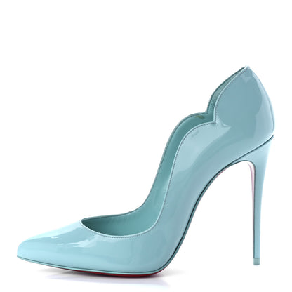 Christian Louboutin Patent Hot Chick 100 Pumps 37 Bermuda 1 of 7