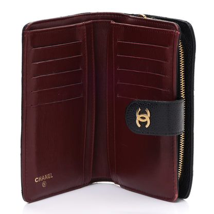 Chanel Caviar Quilted CC French Wallet Black 6 of 15