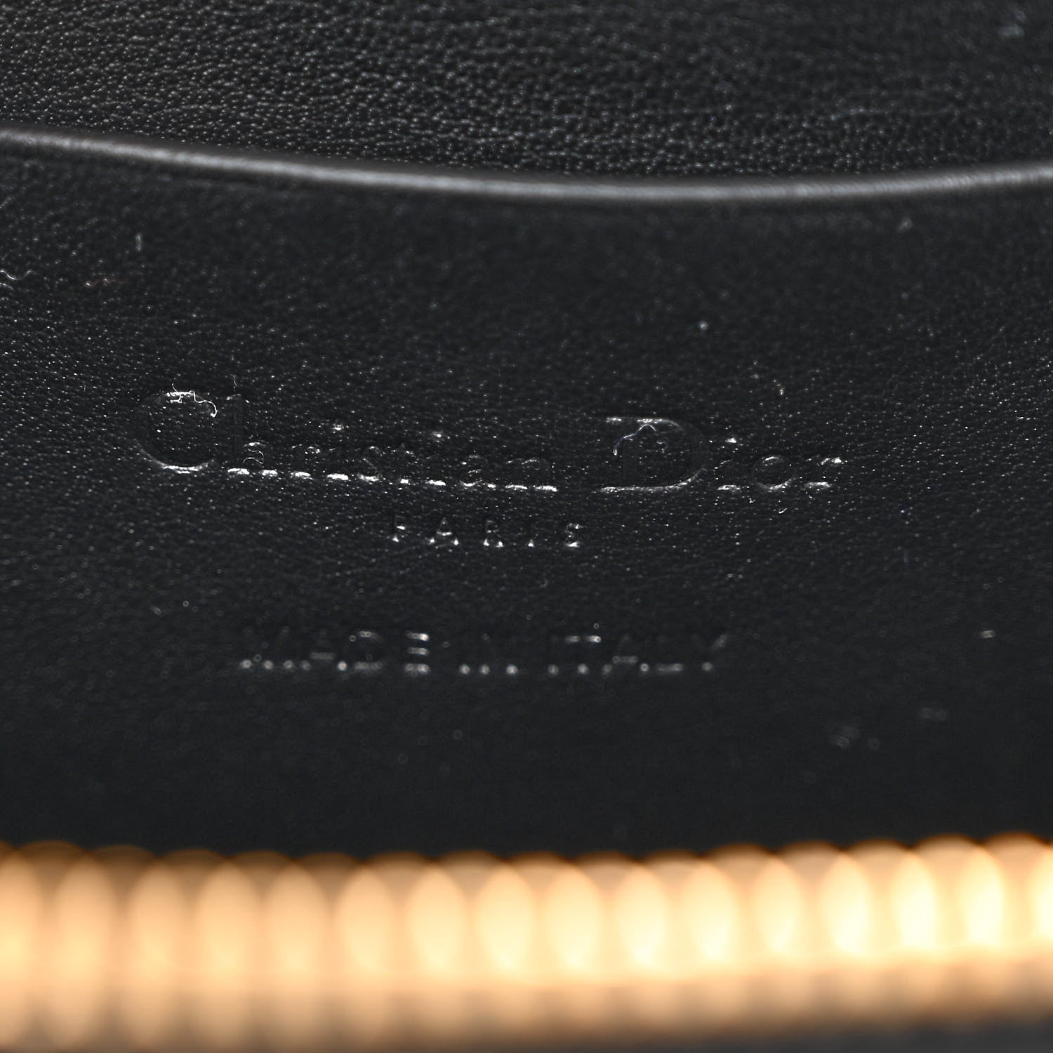 Christian Dior Patent Cannage Lady Dior Phone Holder Black 6 of 10