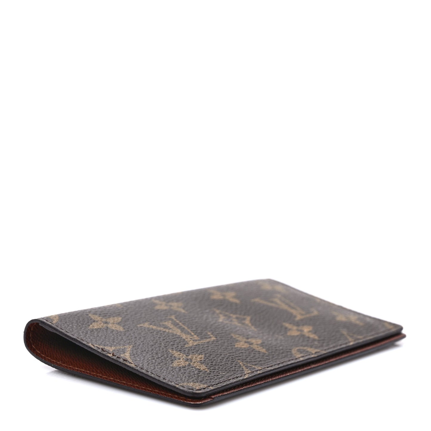 Monogram Simple Checkbook Holder Wallet Cover
