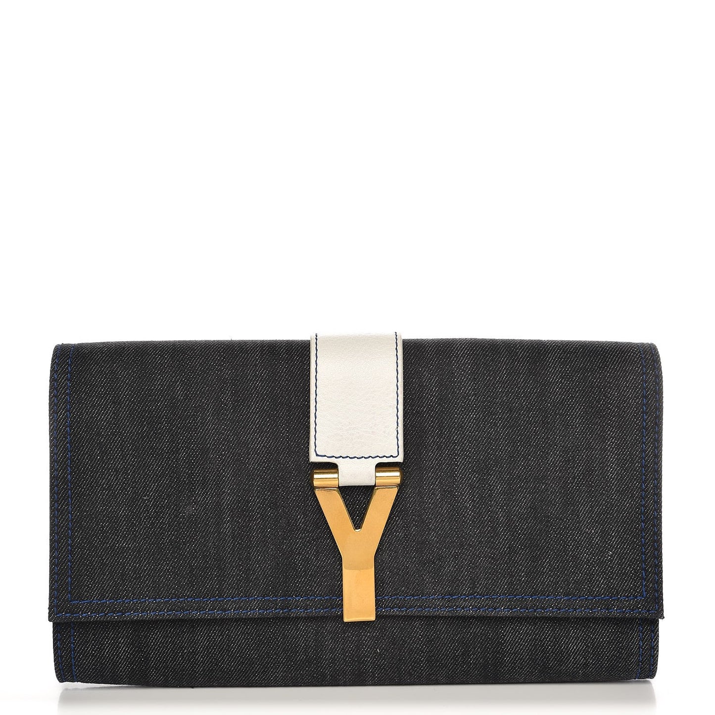 Denim Classic Y Ligne Clutch