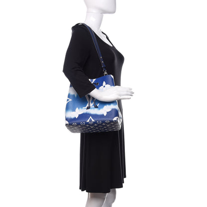 Louis Vuitton Monogram Escale Neonoe MM Blue 2 of 10