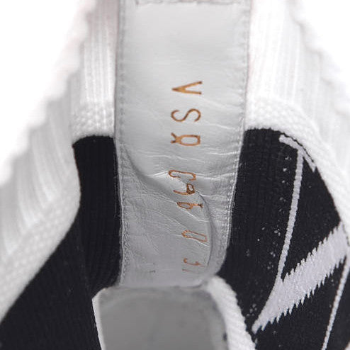 Valentino Garavani Body Tech Knit Sock Boots 37 White 7 of 11