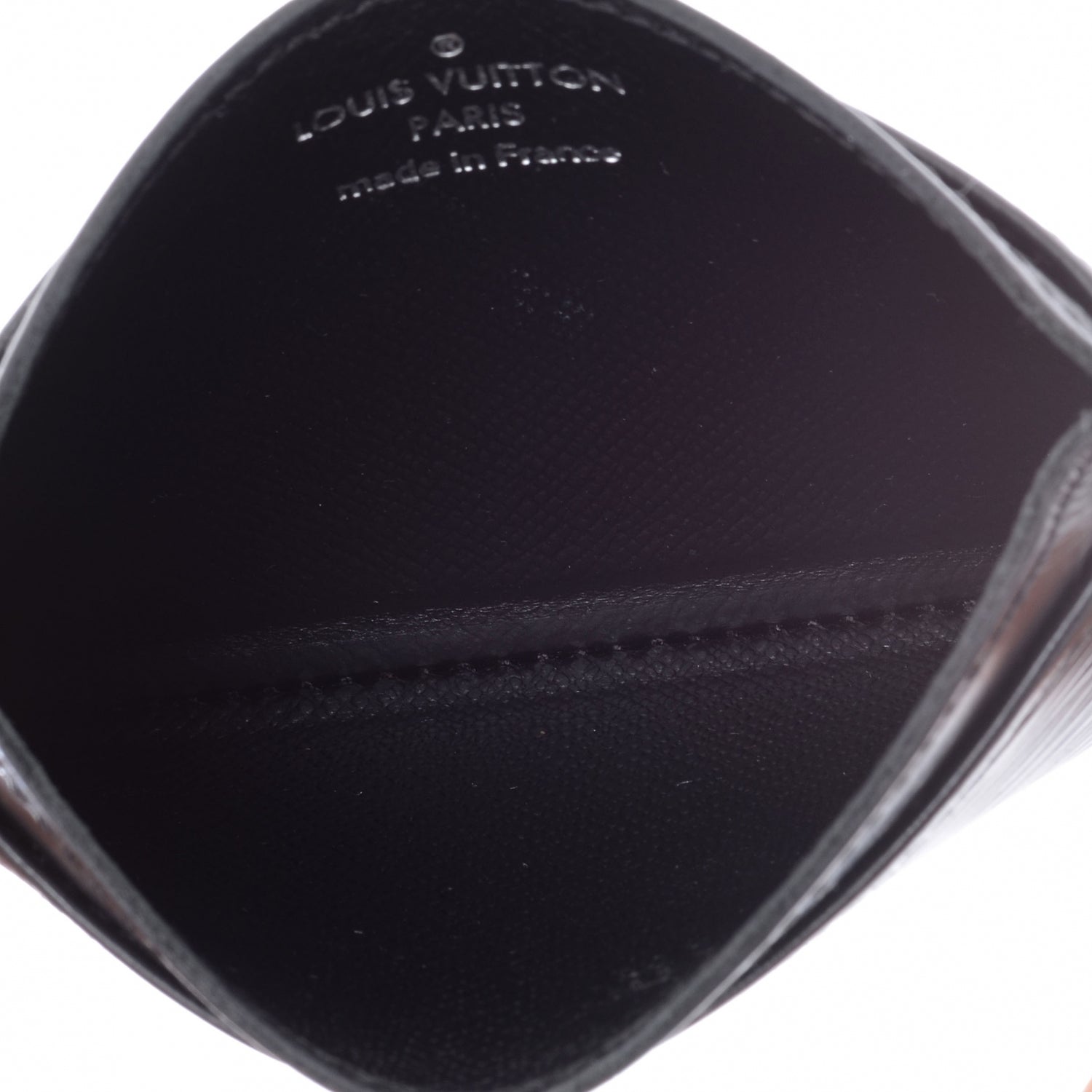 Louis Vuitton Epi Card Holder Black 5 of 8