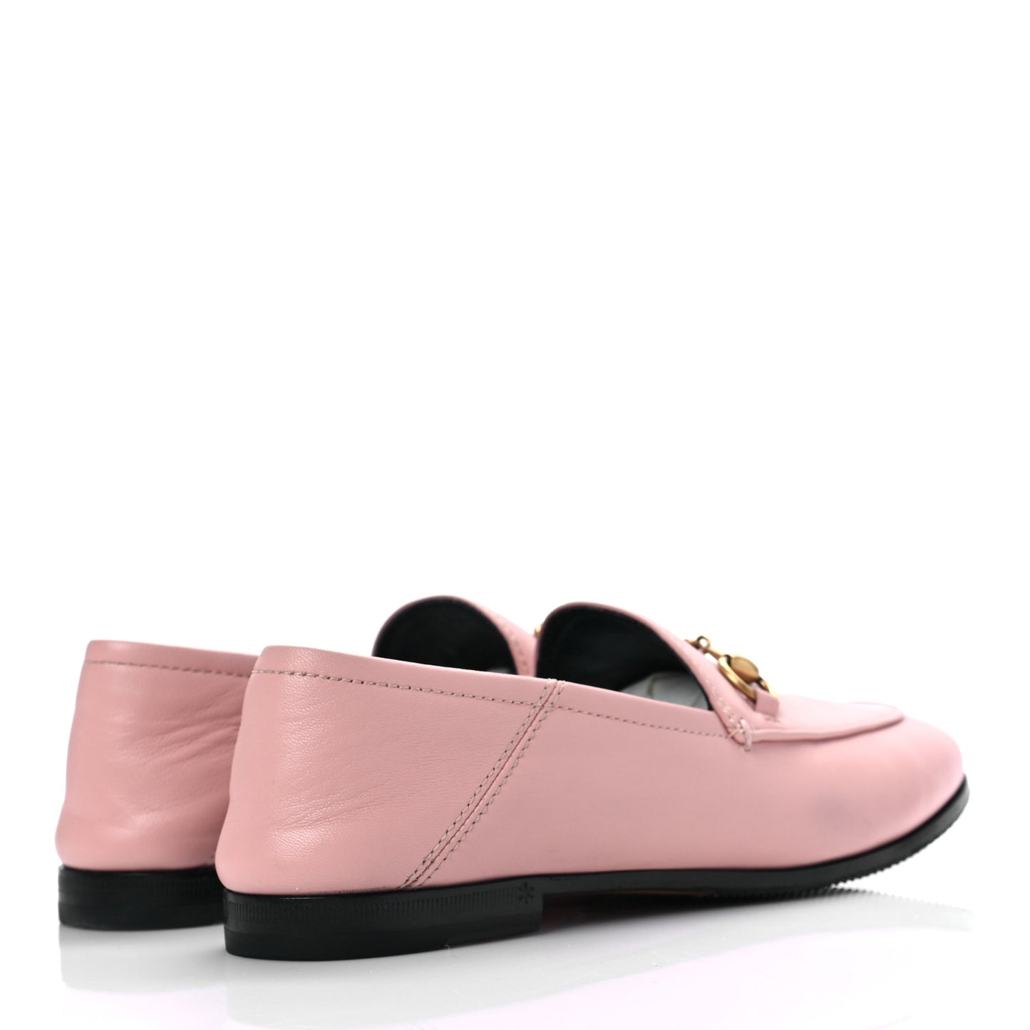 Lambskin Womens Brixton Horsebit Loafers 35.5 Perfect Pink