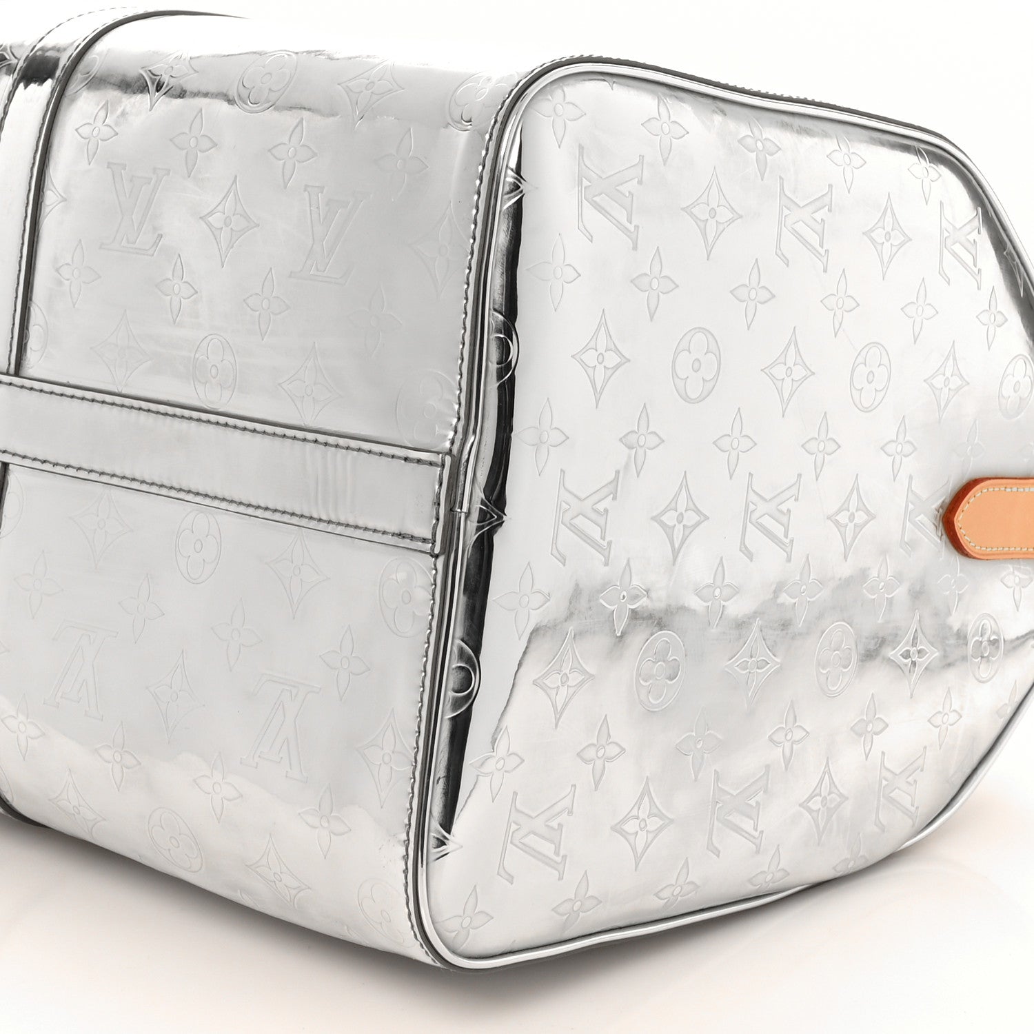 Louis Vuitton Monogram Mirror Keepall Bandouliere 50 Silver 8 of 8